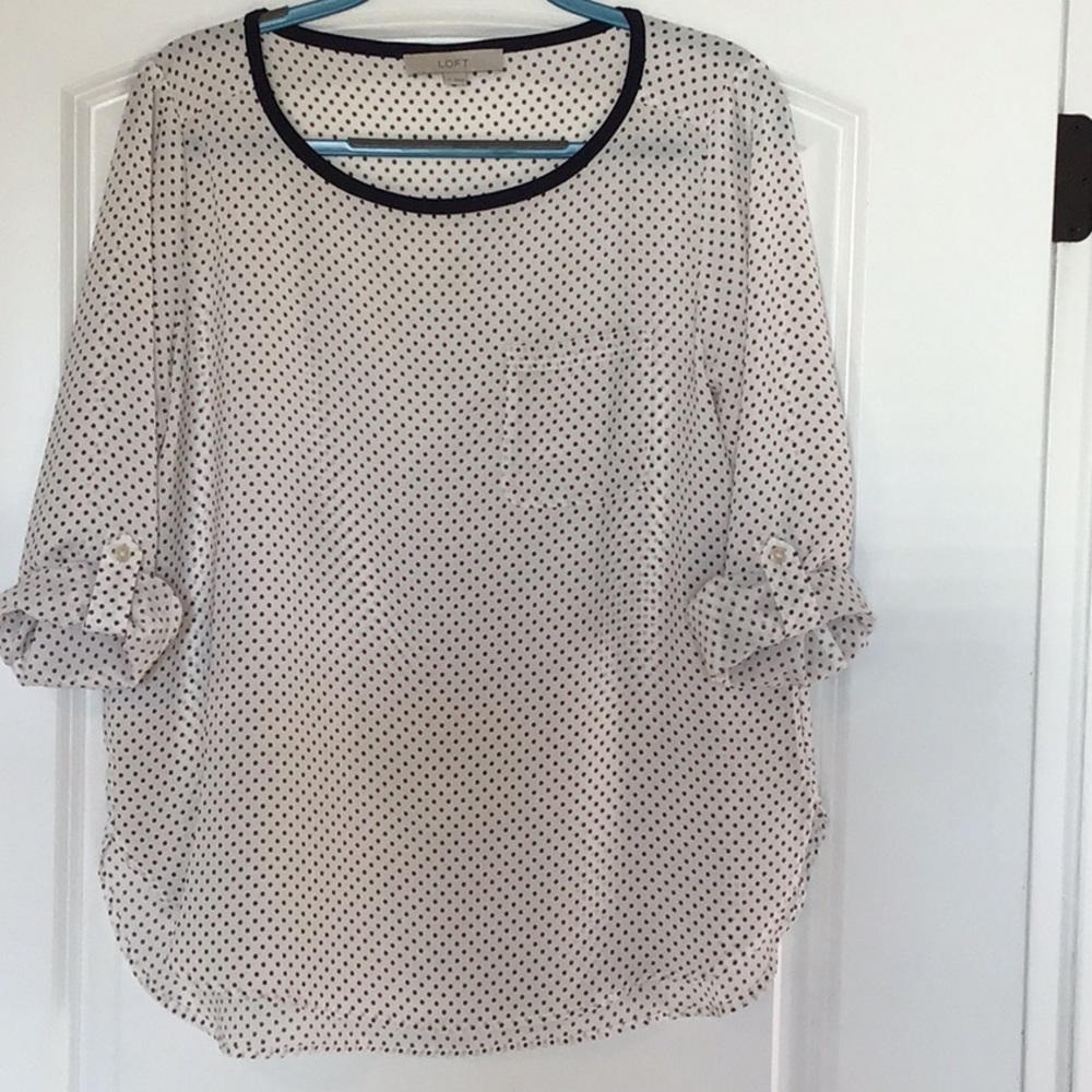 Polka dot blouse